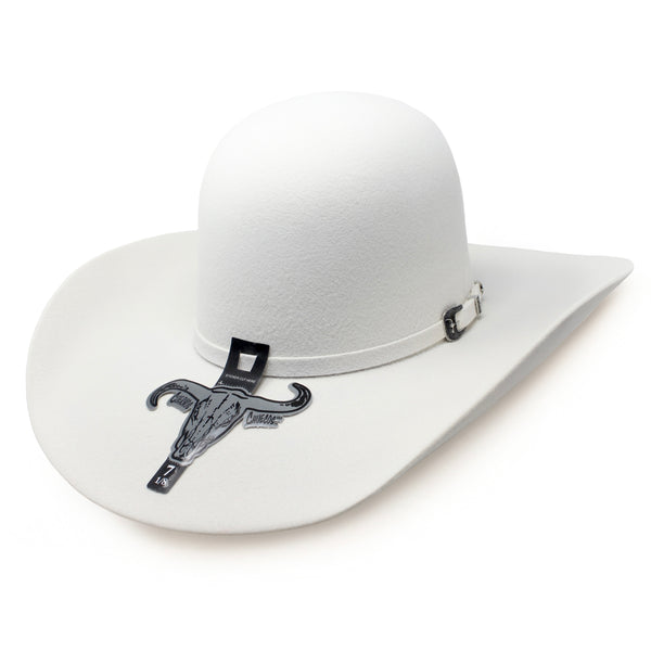 Cuernos Chuecos 6X Open Crown - White