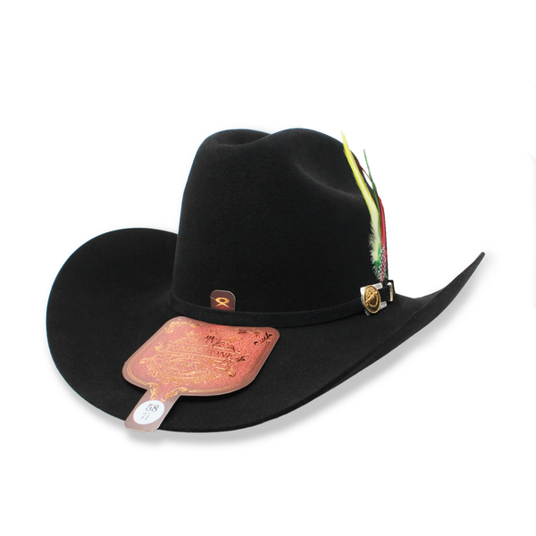 Tombstone 1,000x "El Patron" Nutria Felt Cowboy Hat - Black