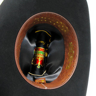 Tombstone 1,000x "El Patron" Nutria Felt Cowboy Hat - Black
