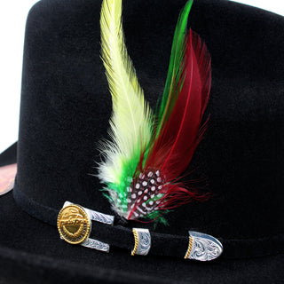 Tombstone 1,000x "El Patron" Nutria Felt Cowboy Hat - Black
