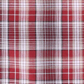 Boy's Wrangler Retro Western Snap Plaid Shirt- Red Grey Plaid