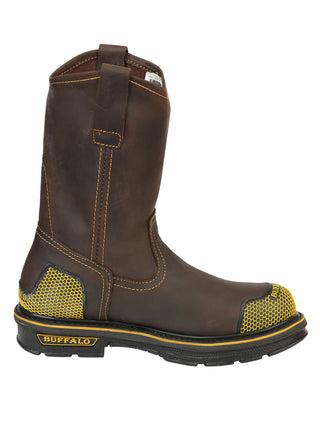 Buffalo & Bull Men’s Work Boots - Brown/Yellow