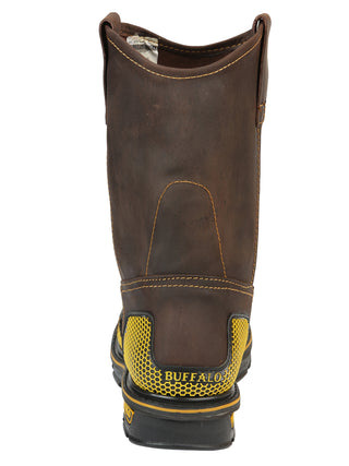 Buffalo & Bull Men’s Work Boots - Brown/Yellow