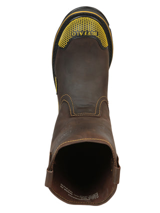 Buffalo & Bull Men’s Work Boots - Brown/Yellow