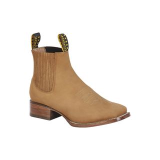 El General Men’s Ankle Boots - Nobuck Old Gold