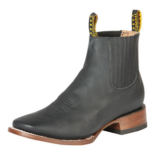 El General Men’s Ankle Boots - Cimarron Leather Black 126610