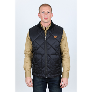 Men's Insulated Reversable Vest - Black