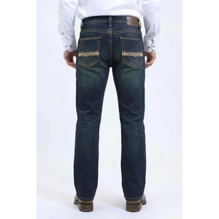 Platini Men's Wade Bootcut Jeans - Dark Wash