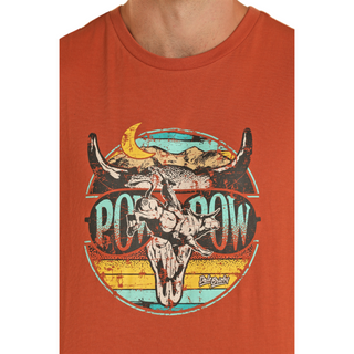 Rock & Roll Denim Dale T-Shirt- Rust