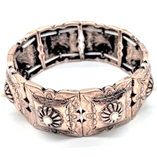 Western Copper Stretch Bracelet