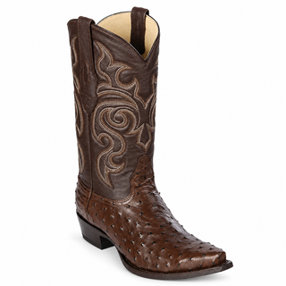 Los Altos Snip Toe Ostrich Boot