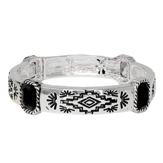 Tribal inspired Metal Bracelet