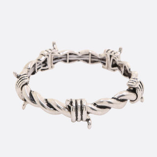 Western Barbed Wire Stretch Bracelet