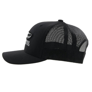 "Resistol" Hat Black with Feather Logo