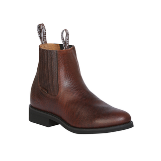 Establo Men’s Work Ankle Boot - Bull Fight Leather - Honey