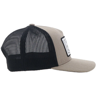 "Rank Stock" Hooey Hat Tan/Black with White/Black Patch