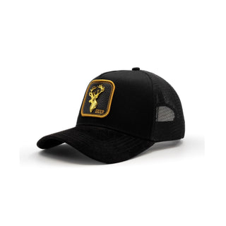 The King Ranch "Deer" Cap - Black & Gold