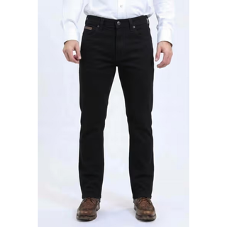 Platini Men's Wade Bootcut Jeans - Black