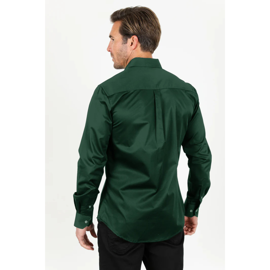 Modern Fit Stretch Dress Shirt | Platini Green / L Modern Fit Stretch Dress Shirt | Platini Green / L
