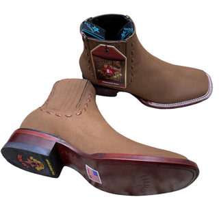 Los Altos Ladies Nubuck Ankle Boots - Shedron