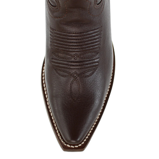 Los Altos Snip Toe Deer Boot- Brown