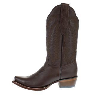 Los Altos Snip Toe Deer Boot- Brown