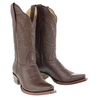 Los Altos Snip Toe Deer Boot- Brown