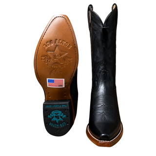 Los Altos Crazy Snip Toe Boot- Black