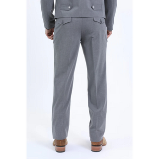 Platini Men's Western Sport Suit - Grey