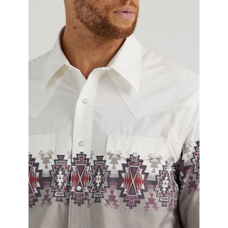 Wrangler Men's Checotah Long Sleeve Western Shirt