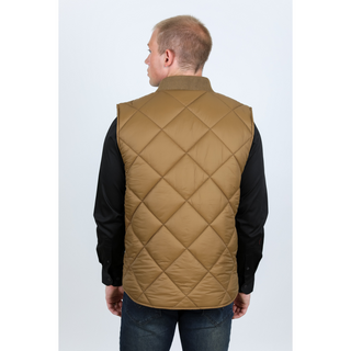 Men's Insulated Reversable Vest - Beige