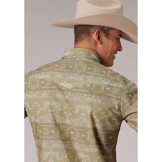 Roper Men's Firebird Horizontal Long Sleeve Snap Shirt
