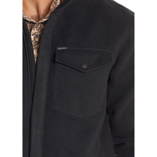 Rock & Roll Denim Men's Solid Twill Jacket - Black