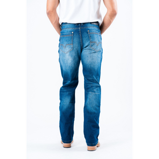 Platini Mens Boot-Cut Premium Denim Jeans