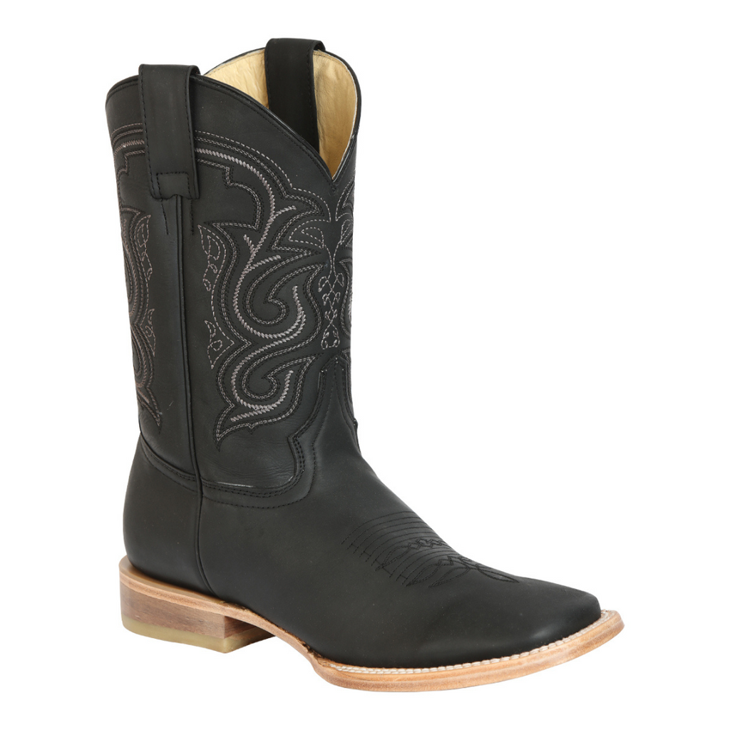 El General Rodeo Boot - Crazy Leather - Black – MexWest