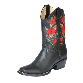 El General Womens Rodeo Boot  - Crazy Black