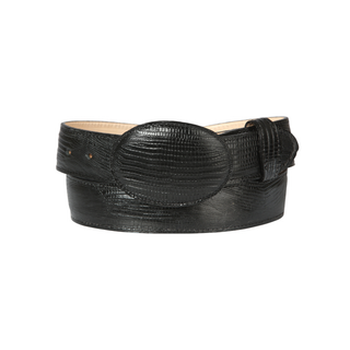 Black belt with silver “G” buckle — premium western-style 