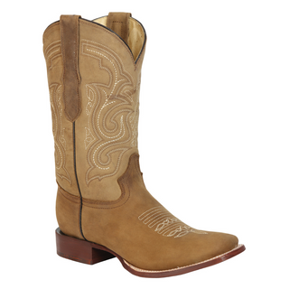 El General Men's Rodeo Boot – Crazy Leather - Cappuccino