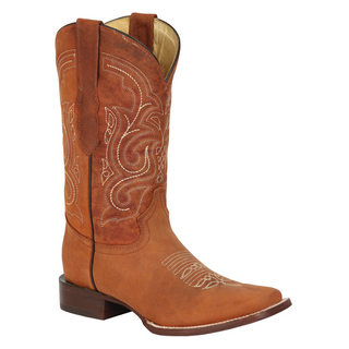 El General Men's Rodeo Boot – Crazy Leather - Cognac