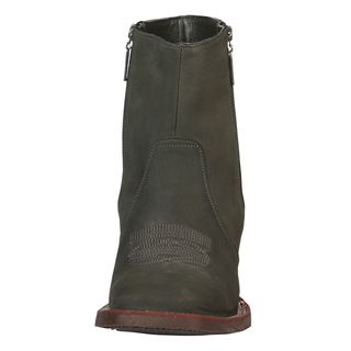 El Canelo leather ankle western boot with side zipper 