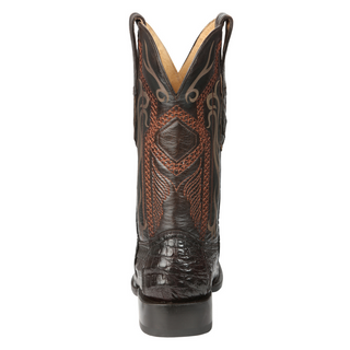 El General Men's Exotic Caiman Belly Cowboy Boots - Brown
