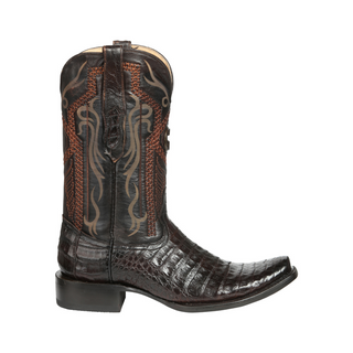 El General Men's Exotic Caiman Belly Cowboy Boots - Brown