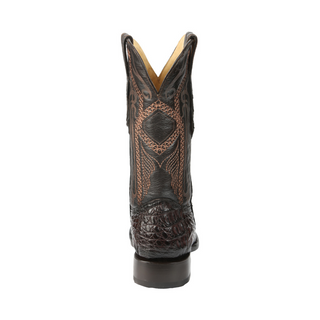 El General Men's Exotic Caiman Nuca Cowboy Boots - Brown