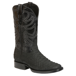 El General Men’s Rodeo Boot Imitation Python - Black