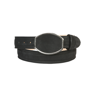 El General Men’s Western Nubuck Black Belt