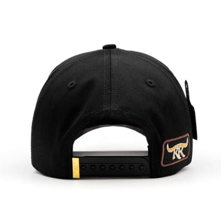 The King Ranch "Mantaraya" Cap - Black & Gold