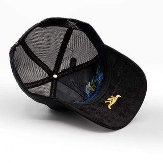 The King Ranch "Crocodile" Cap - Brown & Gold
