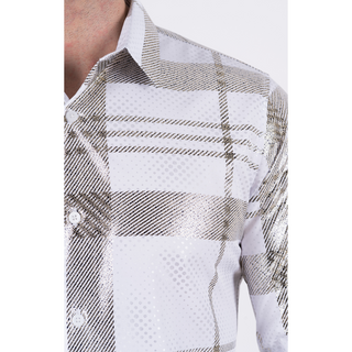 Platini Men’s White Premium Double Foil Shirt