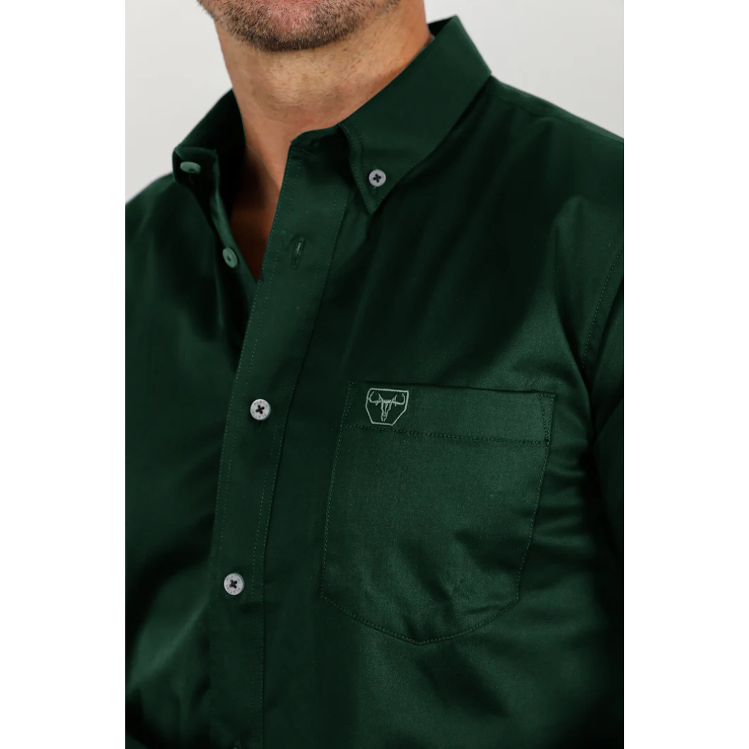 Modern Fit Stretch Dress Shirt | Platini Green / L Modern Fit Stretch Dress Shirt | Platini Green / L