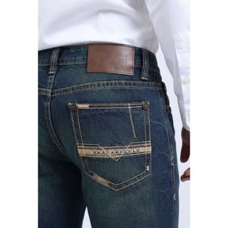 Platini Men's Wade Bootcut Jeans - Dark Wash